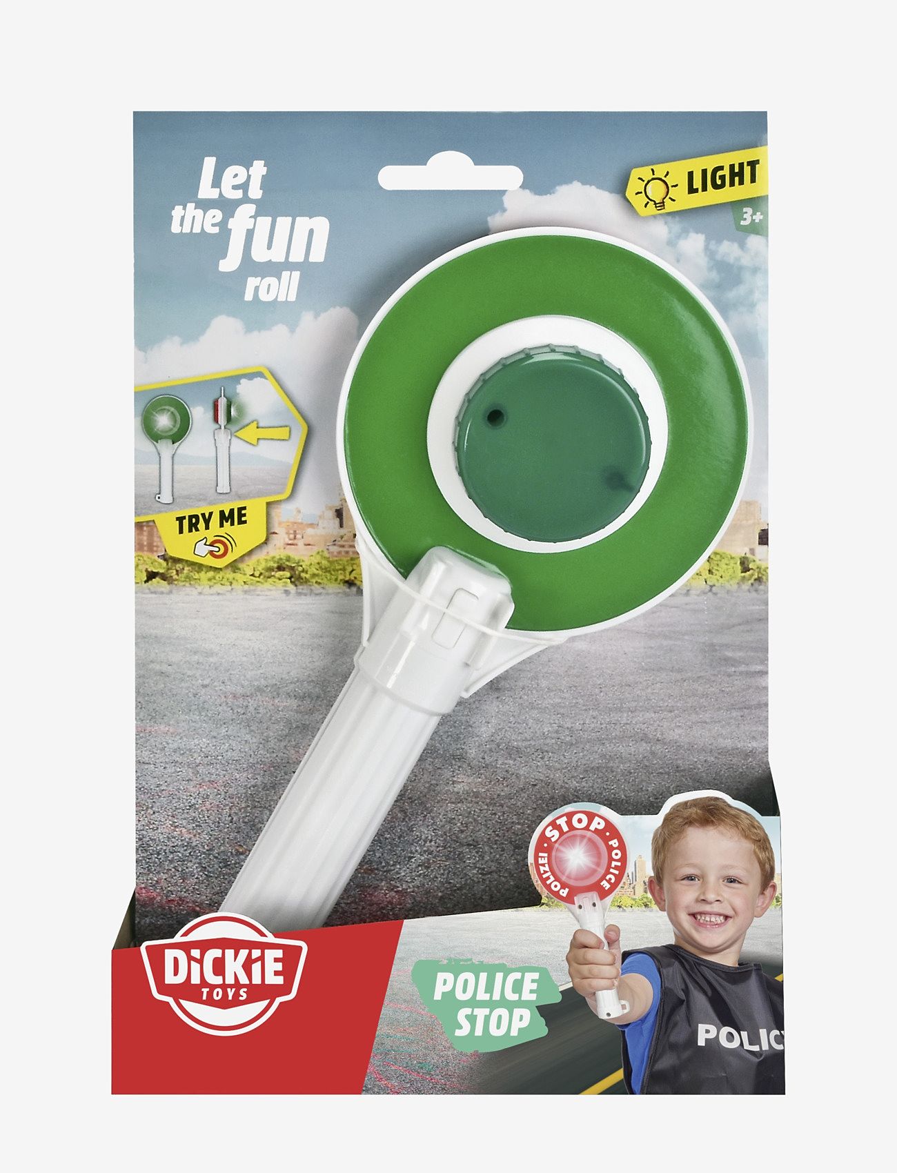 Dickie Toys - Dickie Toys Polis Stoppskylt - maskeradtillbehör - multi coloured - 2