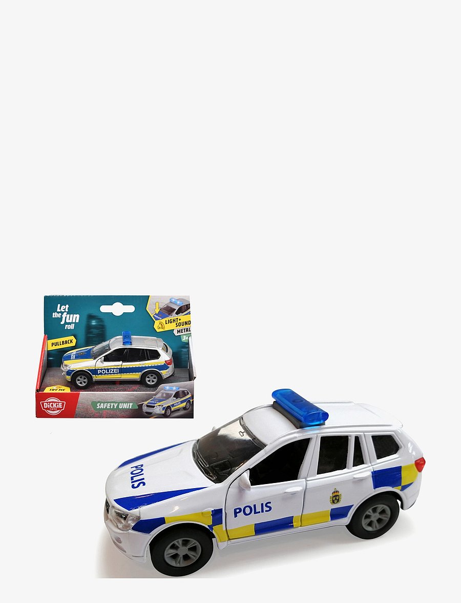 Dickie Toys - Dickie Toys Swedish Police Car - politibiler - white - 1