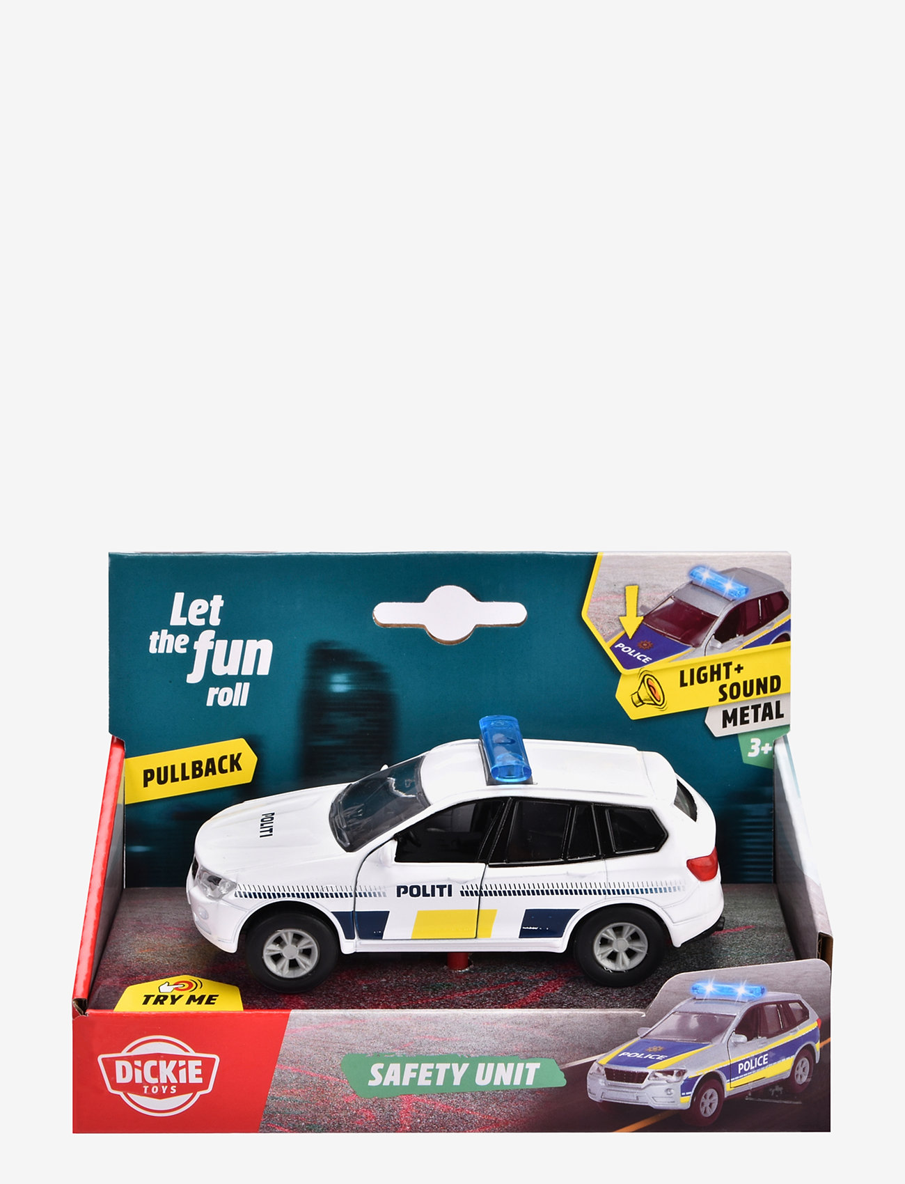 Dickie Toys - Dickie Toys Danish Police Car - politibiler - white - 2