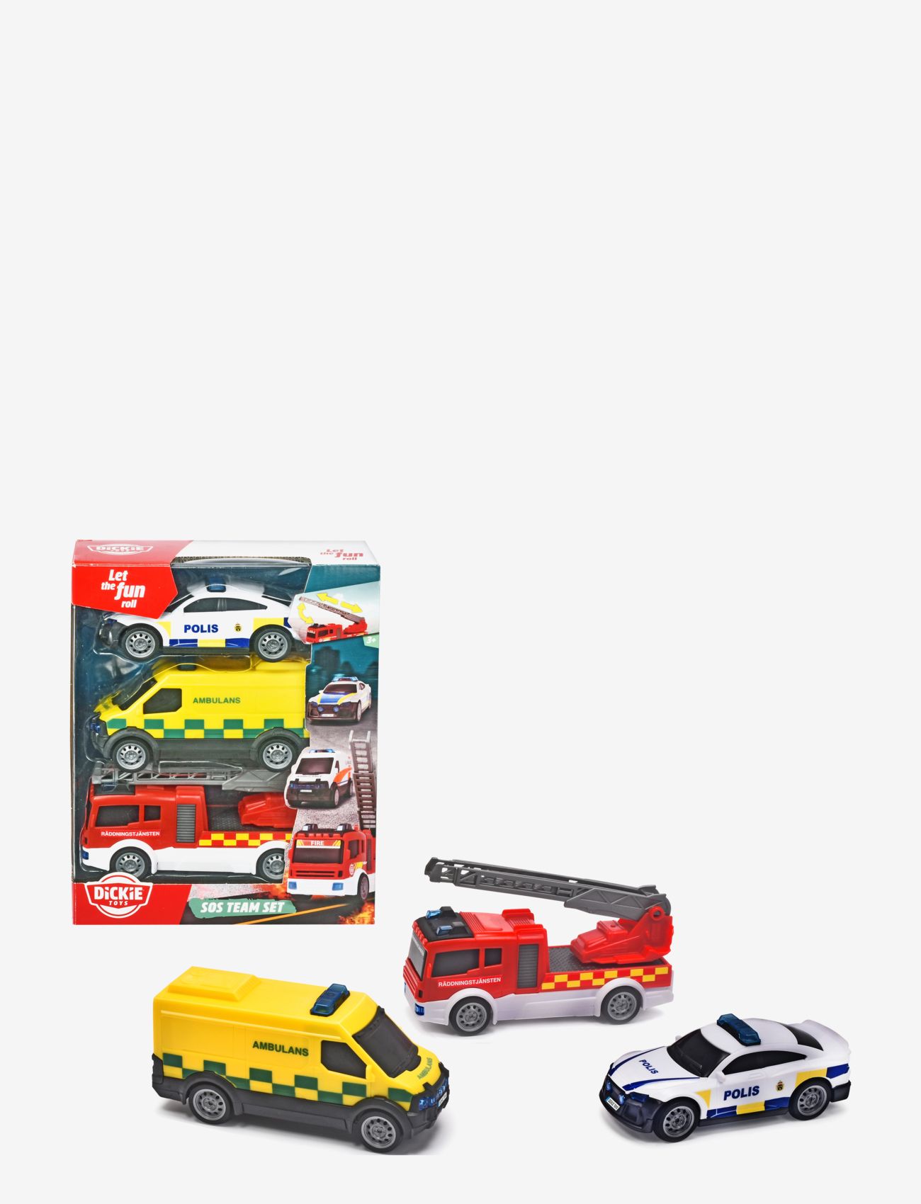 Dickie Toys SOS Team Set - SVENSK VERSION - Dickie Toys - MULTI COLOURED / multi