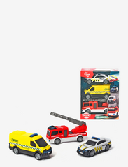 Dickie Toys Norwegian Emergency Vehicles, 3 Pieces Set - MULTI COLOURED