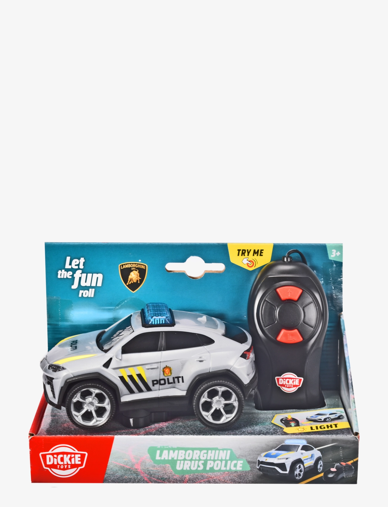 Dickie Toys - Dickie Toys Lamborghini Urus Norwegian Police Car Cable Controled - fjernstyret legetøj - multi coloured - 2