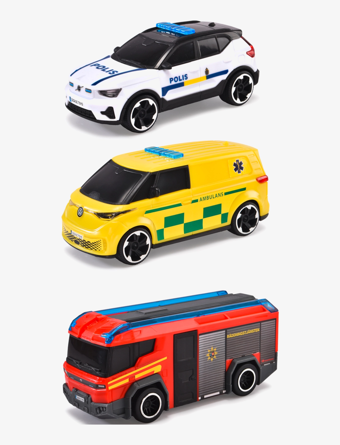 Dickie Toys - SOS Team - Swedish Version - toy cars - multi coloured - 1