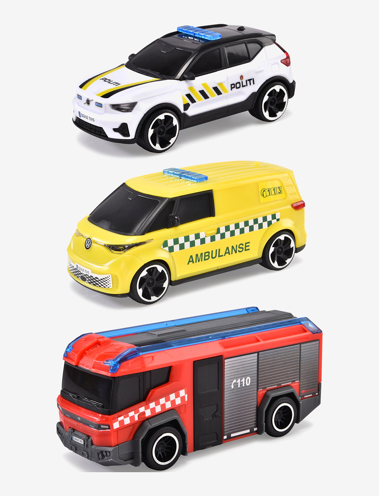 Dickie Toys - SOS Team - Norwegian version - legetøjsbiler - multi coloured - 1