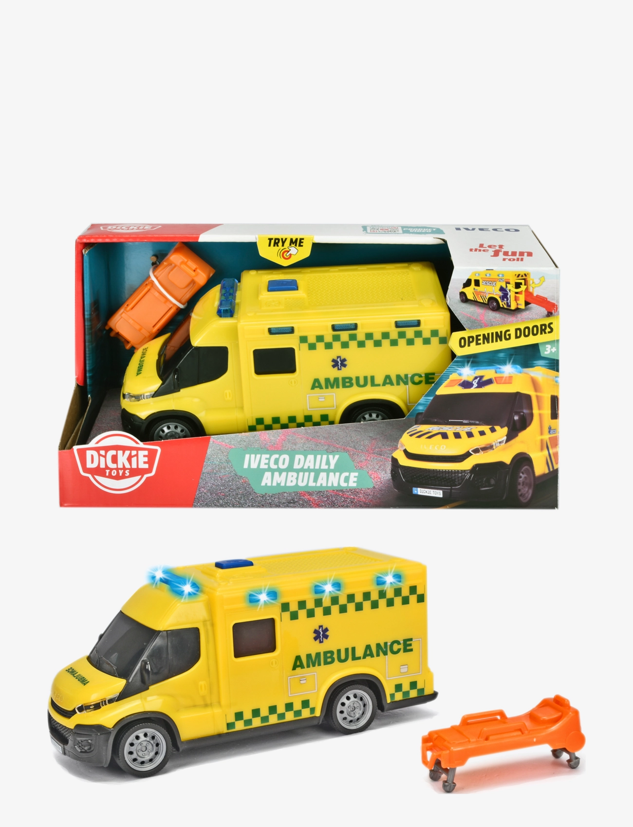 Dickie Toys - Dickie Toys Iveco Daily Ambulans - krankenwagen - yellow - 1