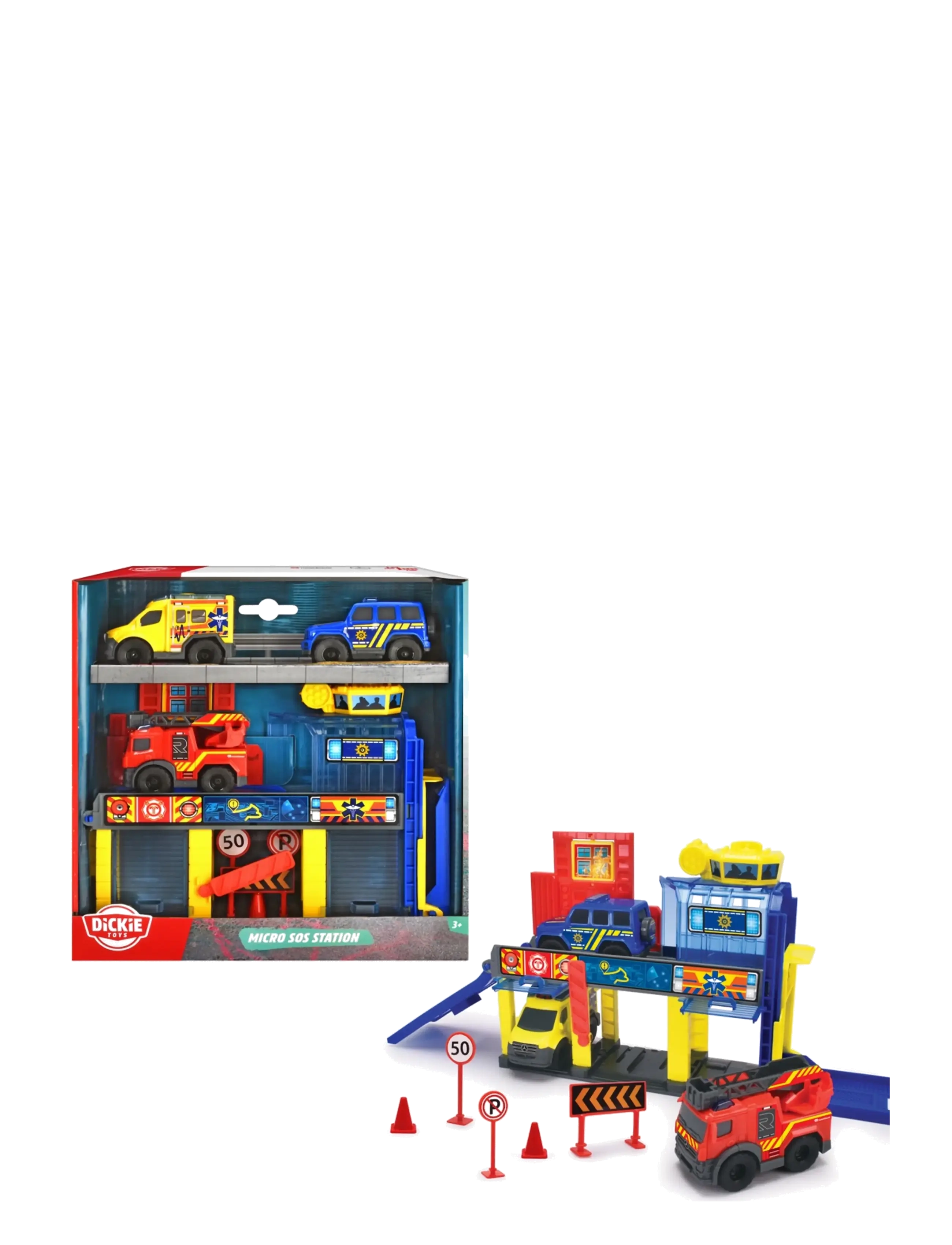 Dickie Toys - Dickie Toys Rescue Station - legesæt - grey - 1