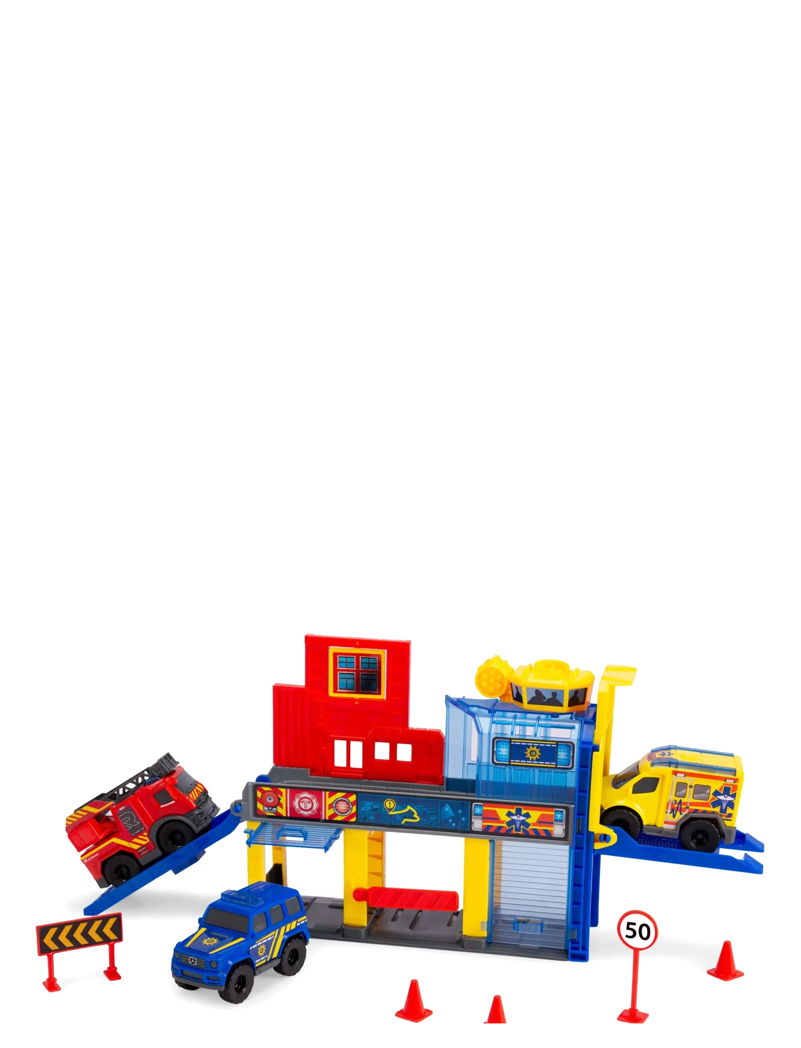 Dickie Toys - Dickie Toys Rescue Station - legesæt - grey - 3
