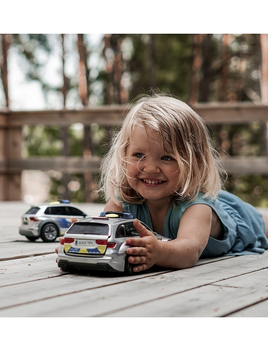 Dickie Toys - Swedish VW Tiguan R-Line - polizeiautos - white - 2