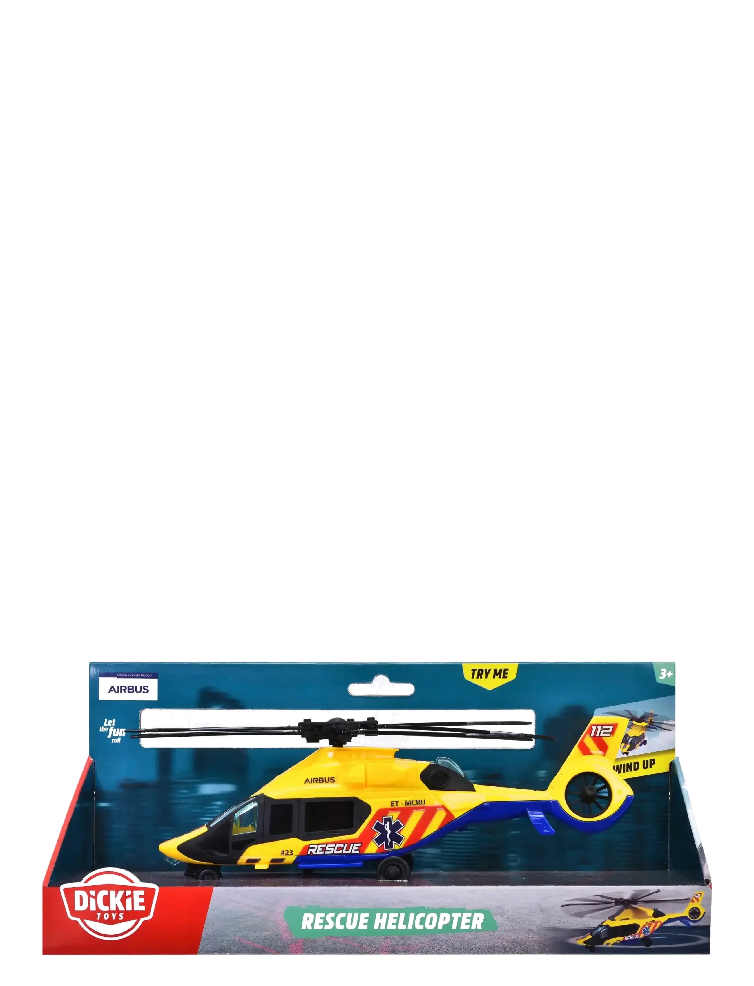 Dickie Toys - Airbus H160 Rescue Helicopter - fly - yellow - 2
