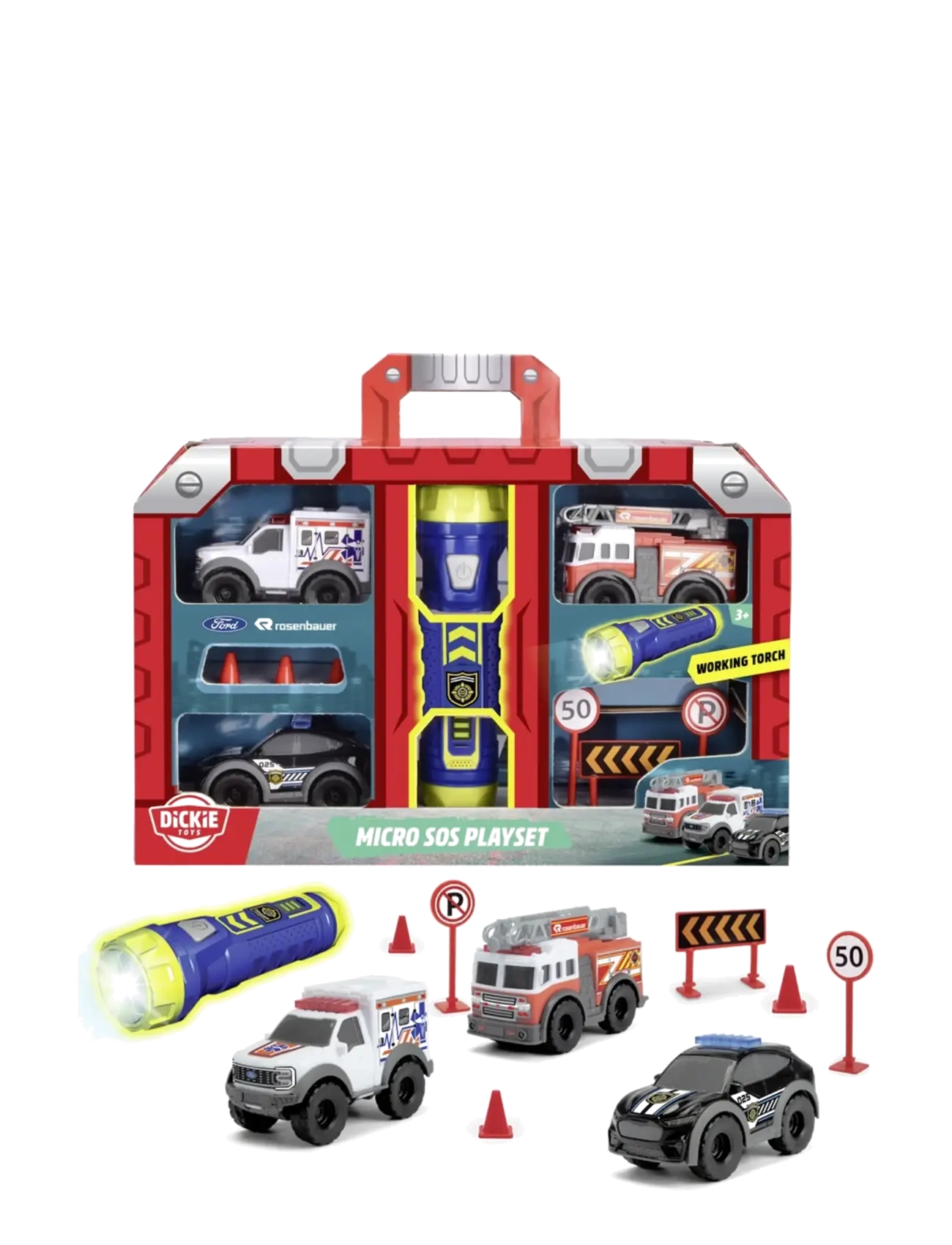 Dickie Toys Dickie Toys Mini Playset - Legetøjsfigurer & Sæt - BROWN / red