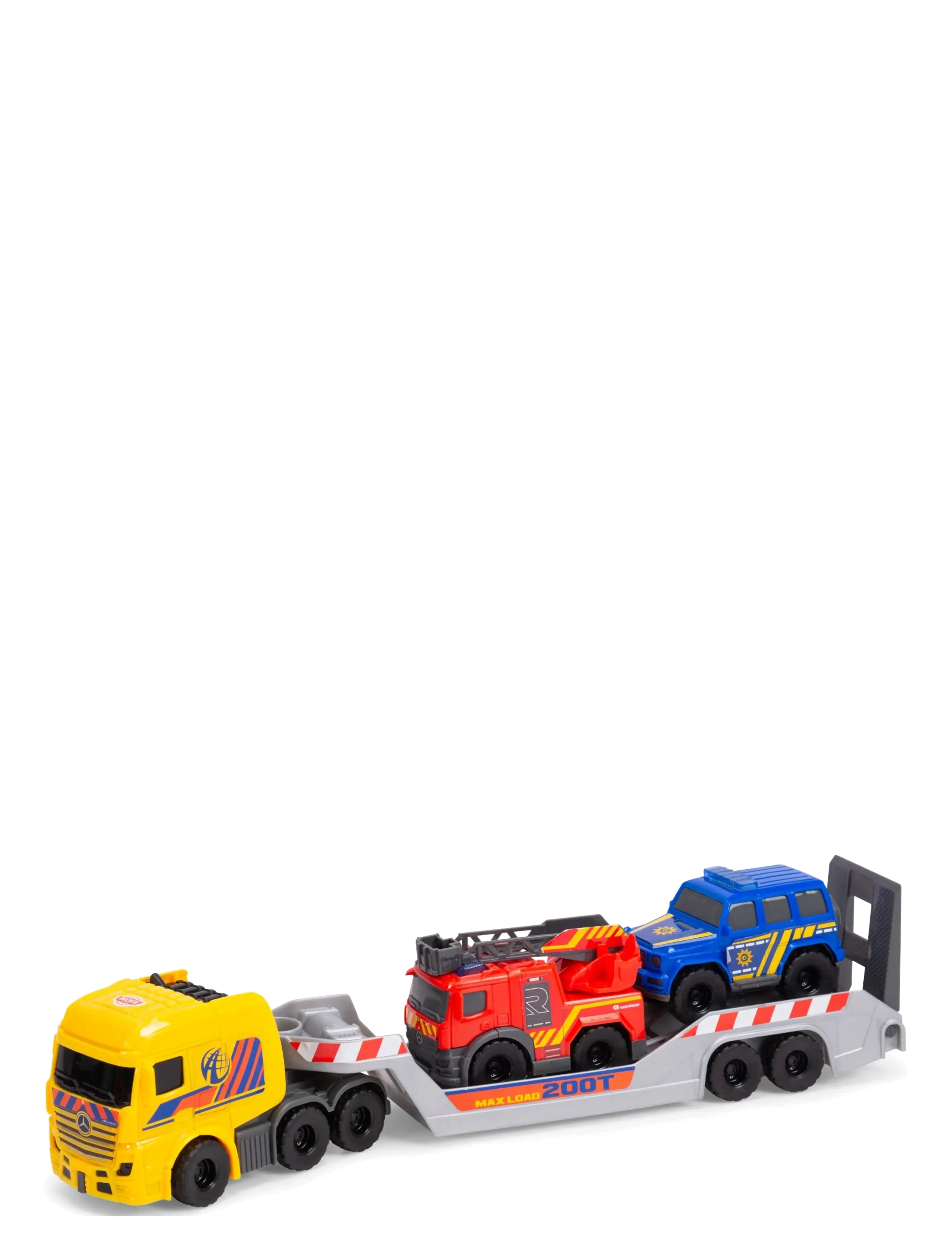 Dickie Spielzeug Mercedes Benz Rescue Truck, 32 Cm, One Size, Toy Cars, Gelb - Police Kinder