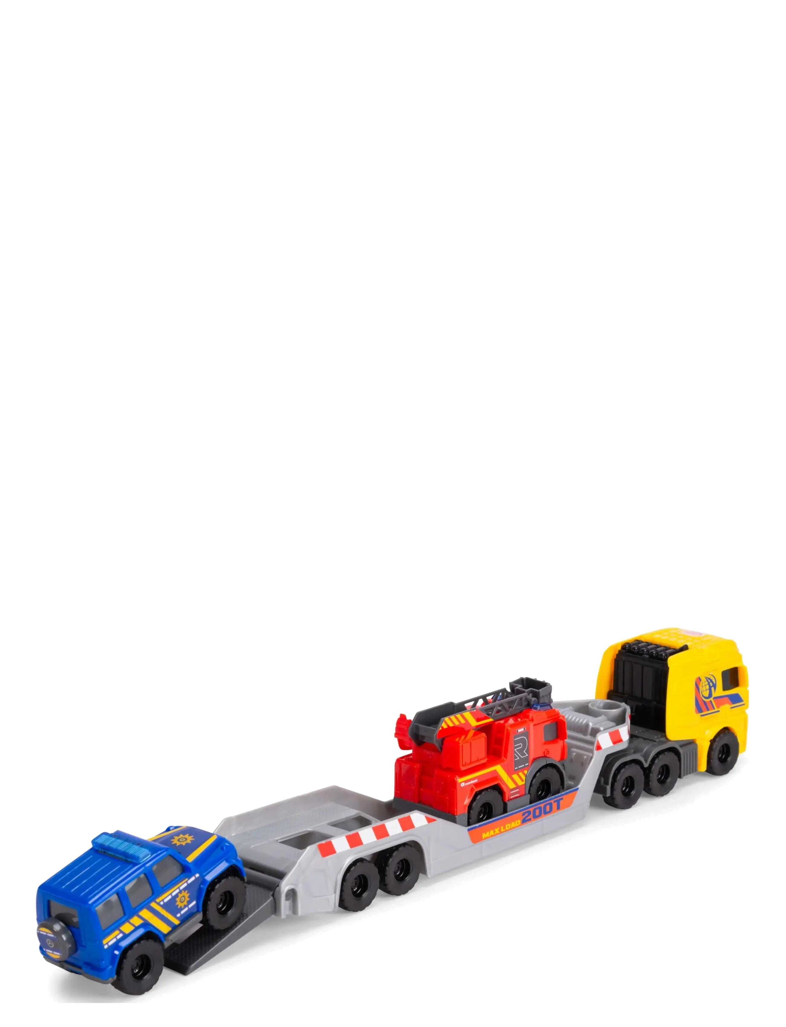 Dickie Toys - Dickie Toys Mercedes Benz Rescue Truck, 32 cm - politibiler - multi coloured - 5