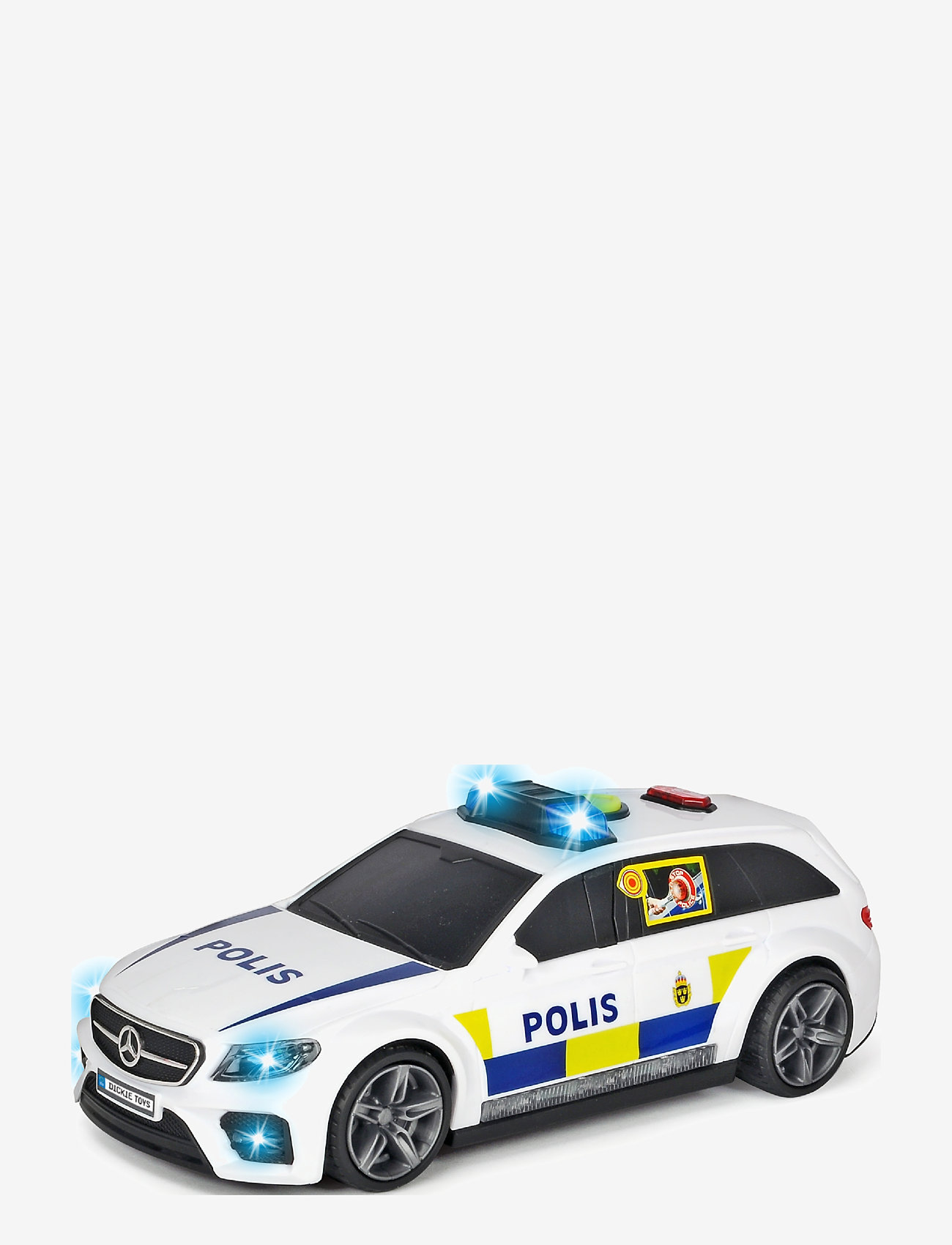 Dickie Toys - Dickie Toys Svensk Mercedes-AMG E43 Polisbil - polisbilar - white - 1