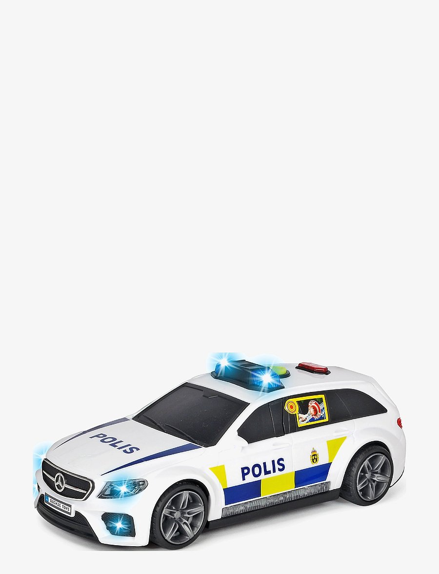 Dickie Toys - Swedish Mercedes-AMG E43 - polizeiautos - white - 0