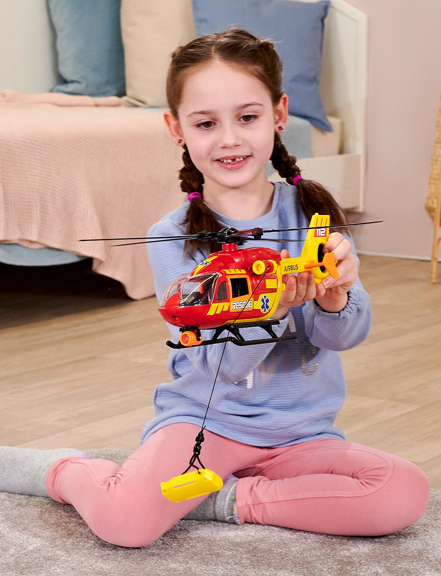 Dickie Toys - Ambulance Helicopter - fly - red - 0