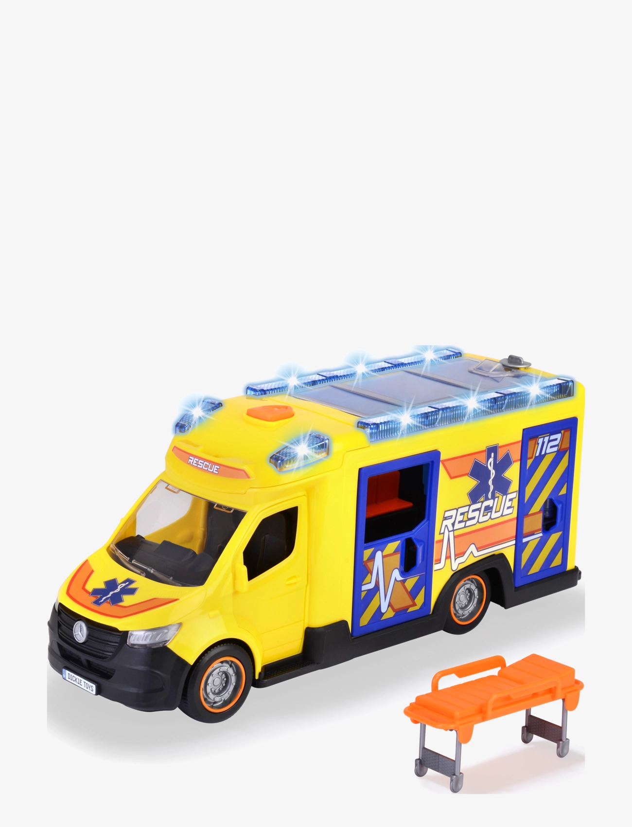 Dickie Toys Mercedes-Benz Sprinter Rescue, Børn, Ambulances, Gul, Str: ONE SIZE