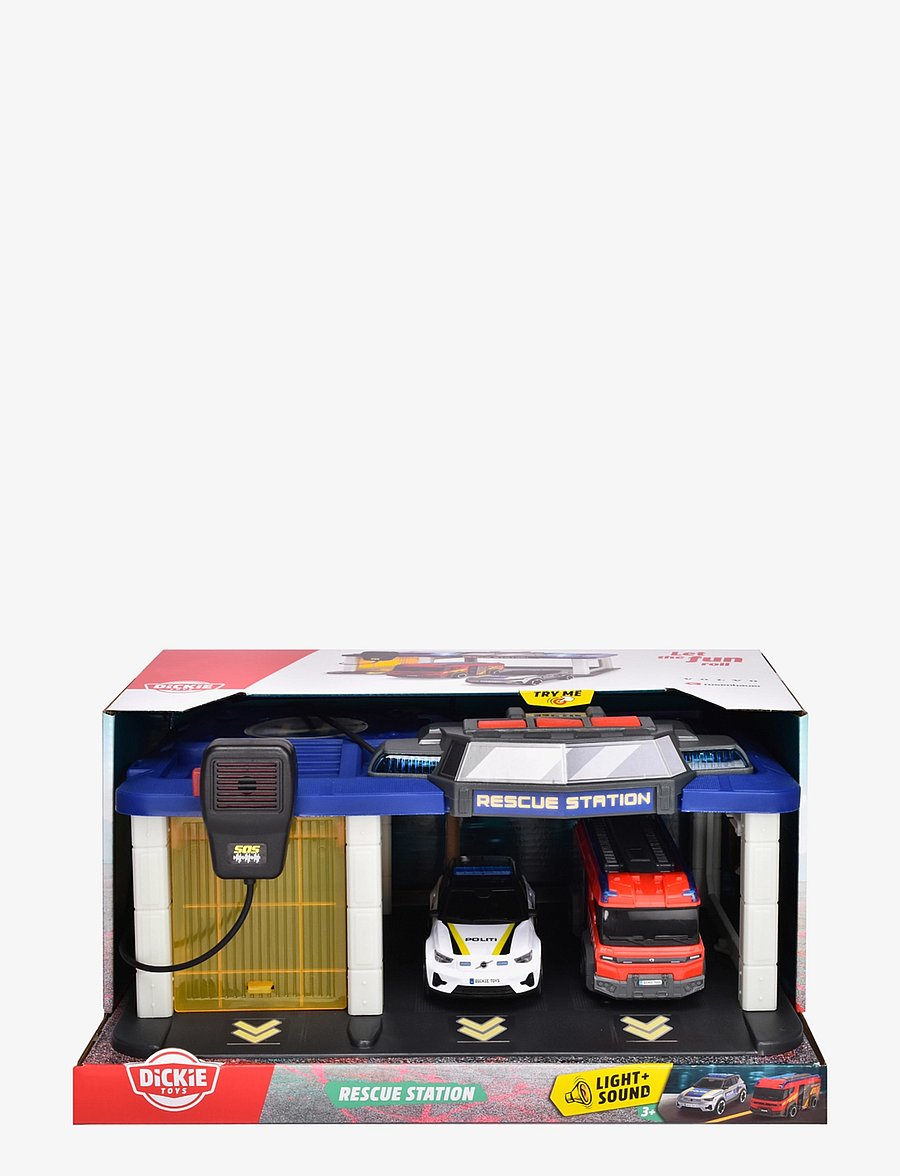 Dickie Toys - Dickie Toys Norwegian Rescue Station with 2 Vehicles - polizeiautos - yellow - 2