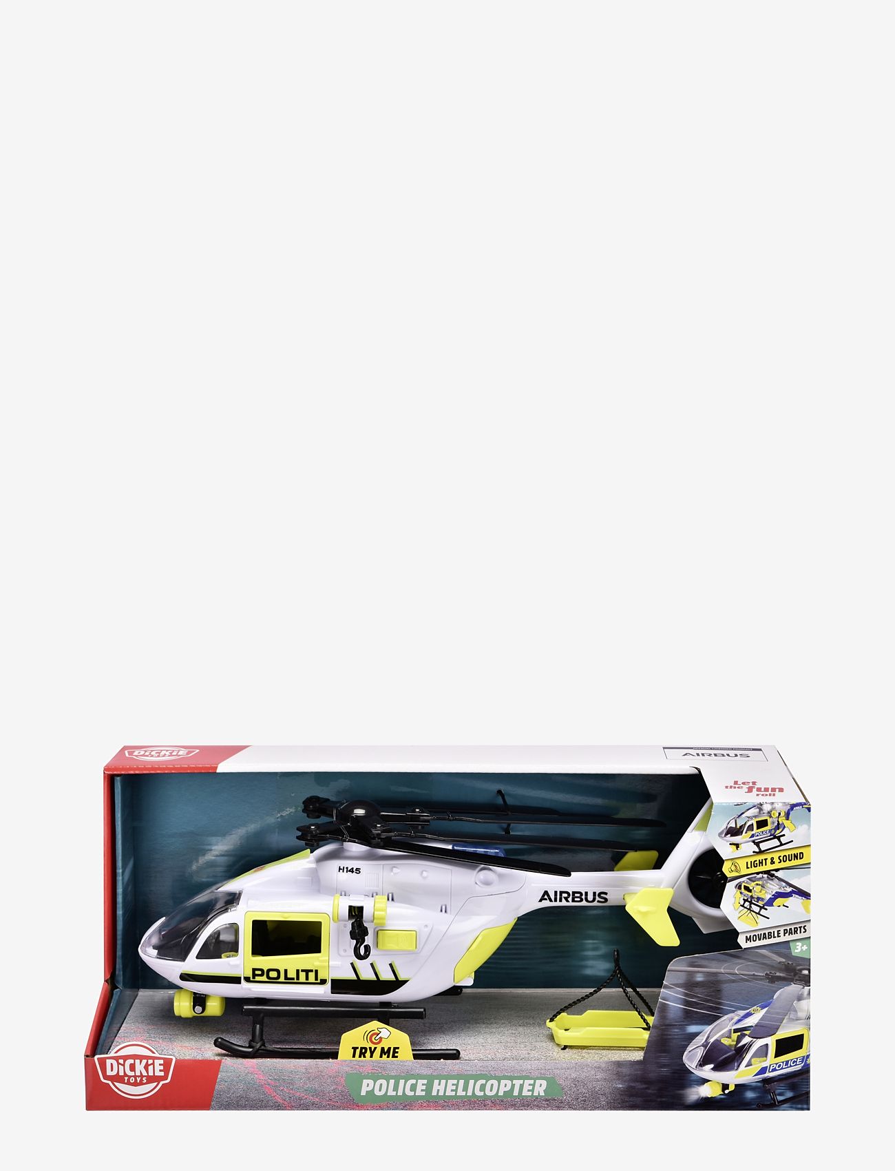 Dickie Toys - Dickie Toys Norsk Polishelikopter, 36 cm - lennukid - white - 1