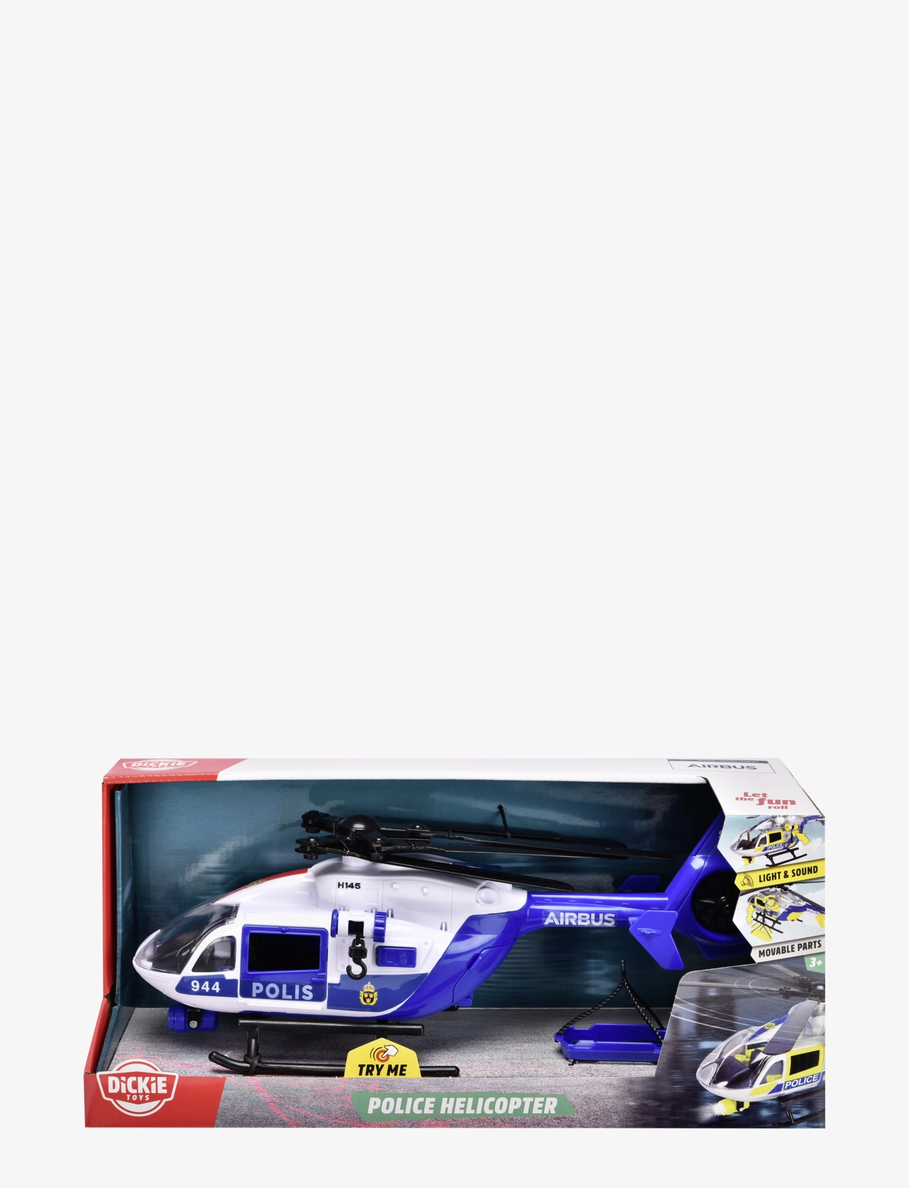 Dickie Toys - Dickie Toys Svensk Polishelikopter, 36 cm - avions - blue - 1