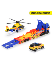 Dickie Toys - Rescue Transporter - lastbilar - yellow - 11