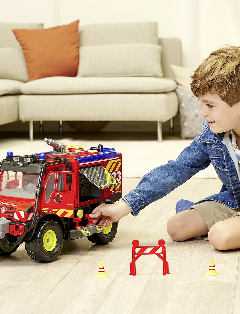 Dickie Toys - Dickie Toys Mercedes Benz Unimog U530 Brandbil - feuerwehrautos - red - 0