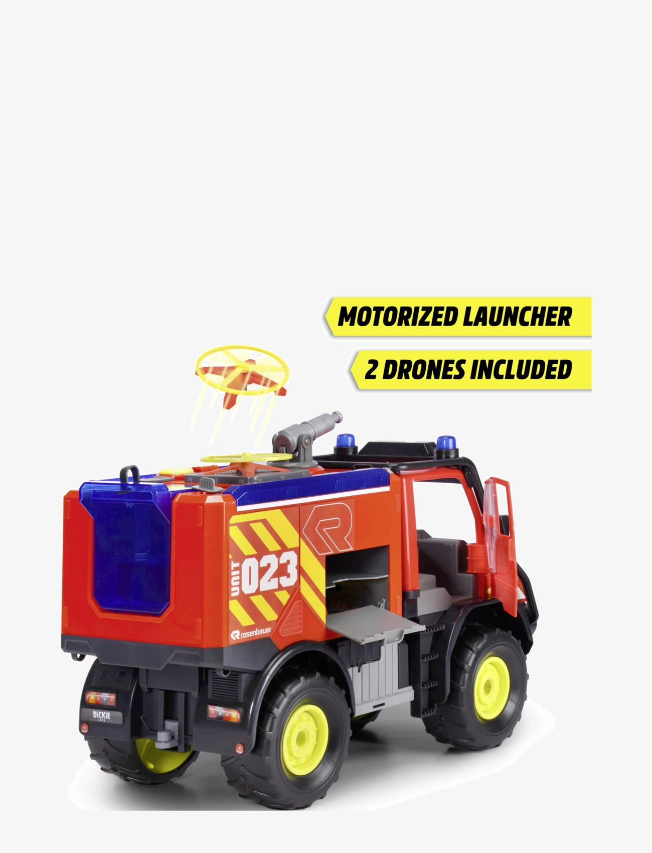 Dickie Toys - Dickie Toys Mercedes Benz Unimog U530 Brandbil - feuerwehrautos - red - 4