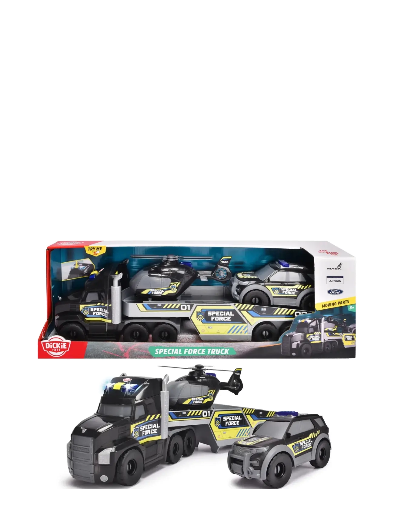 Dickie Toys Special Force Truck, 70 Cm, Børn, Other Toy Cars, Multi/mønstret, Str: ONE SIZE