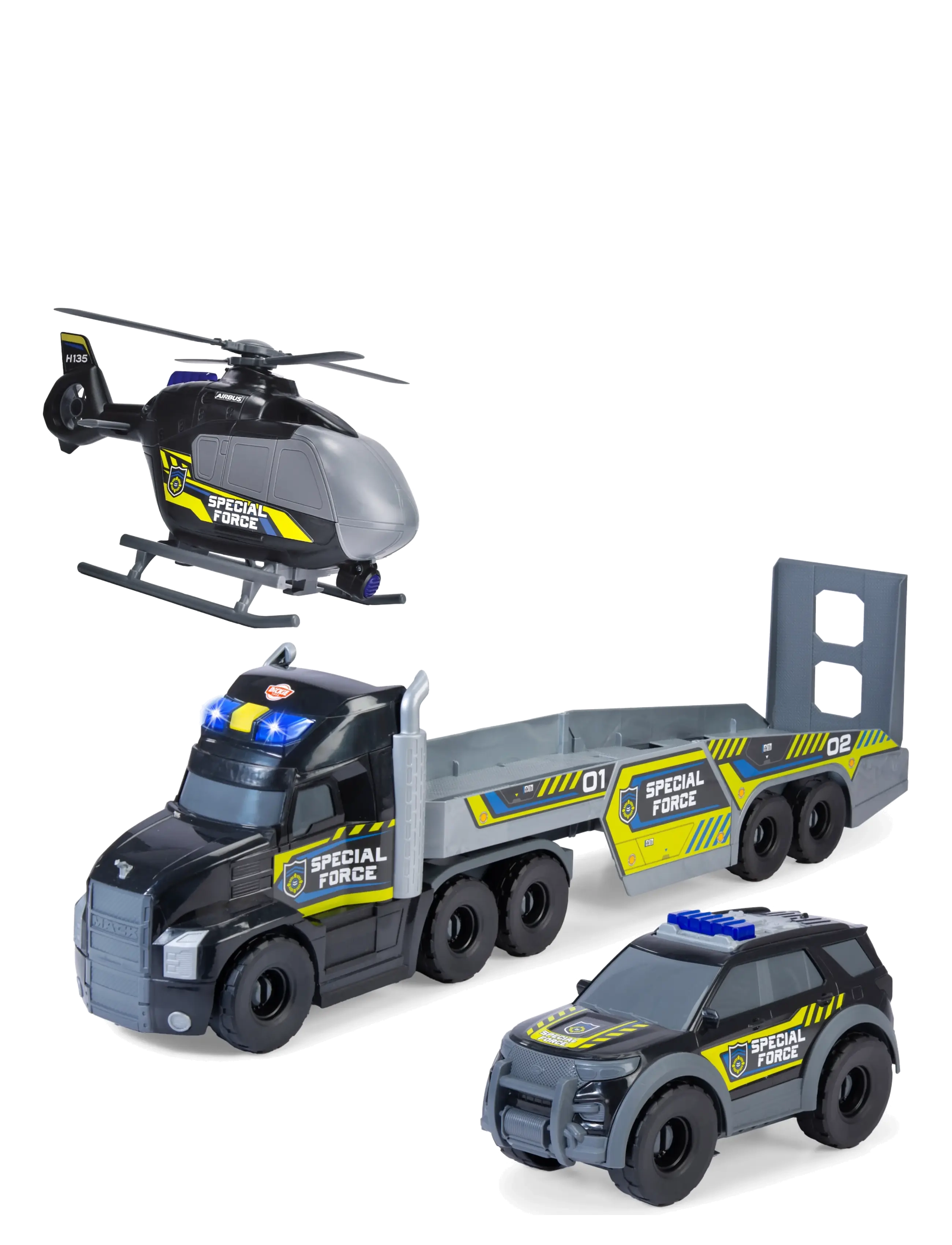 Dickie Toys - Dickie Toys Special Force Truck, 70 cm - toy cars - multicolor - 1