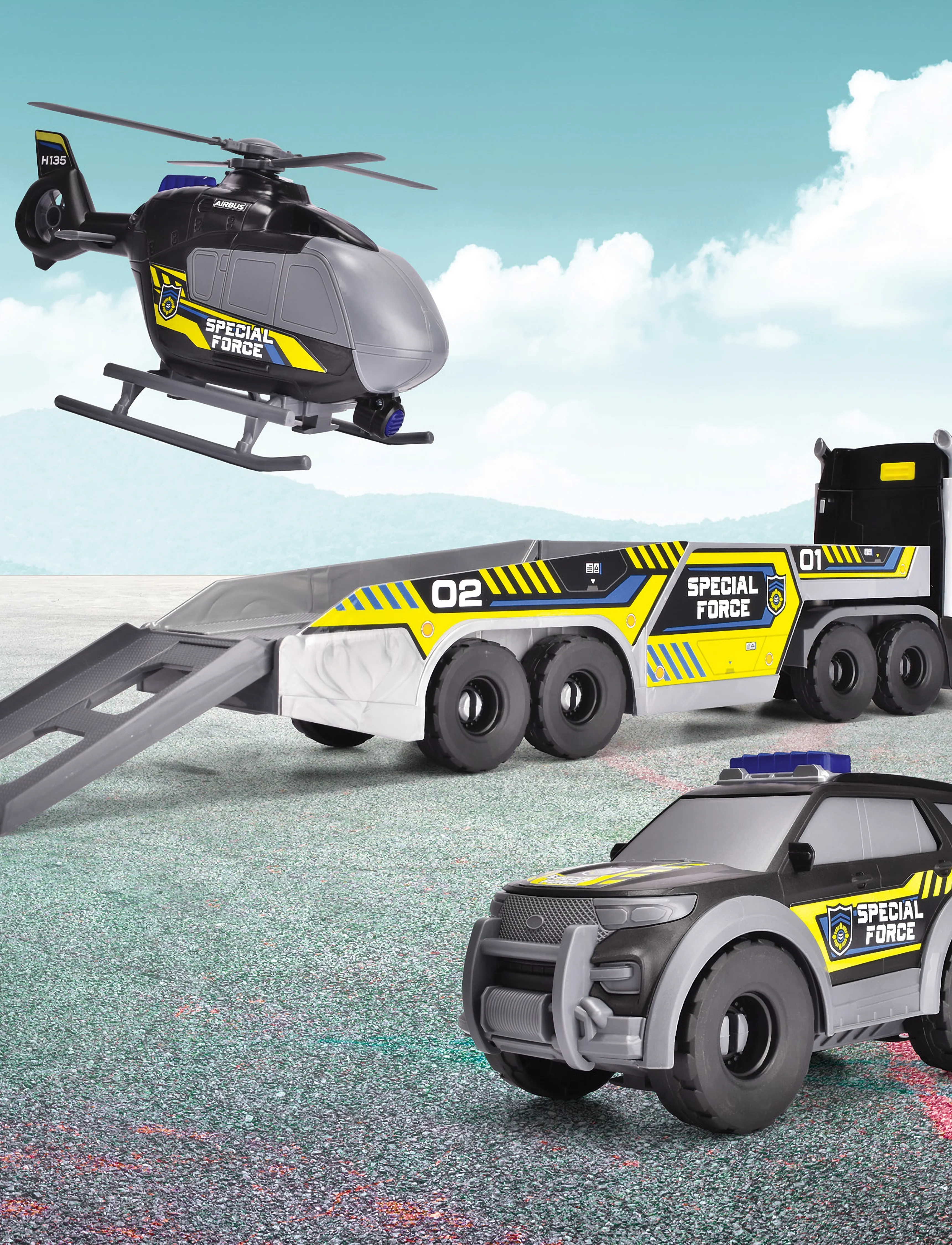 Dickie Toys - Dickie Toys Special Force Truck, 70 cm - spielzeugautos - multicolor - 0