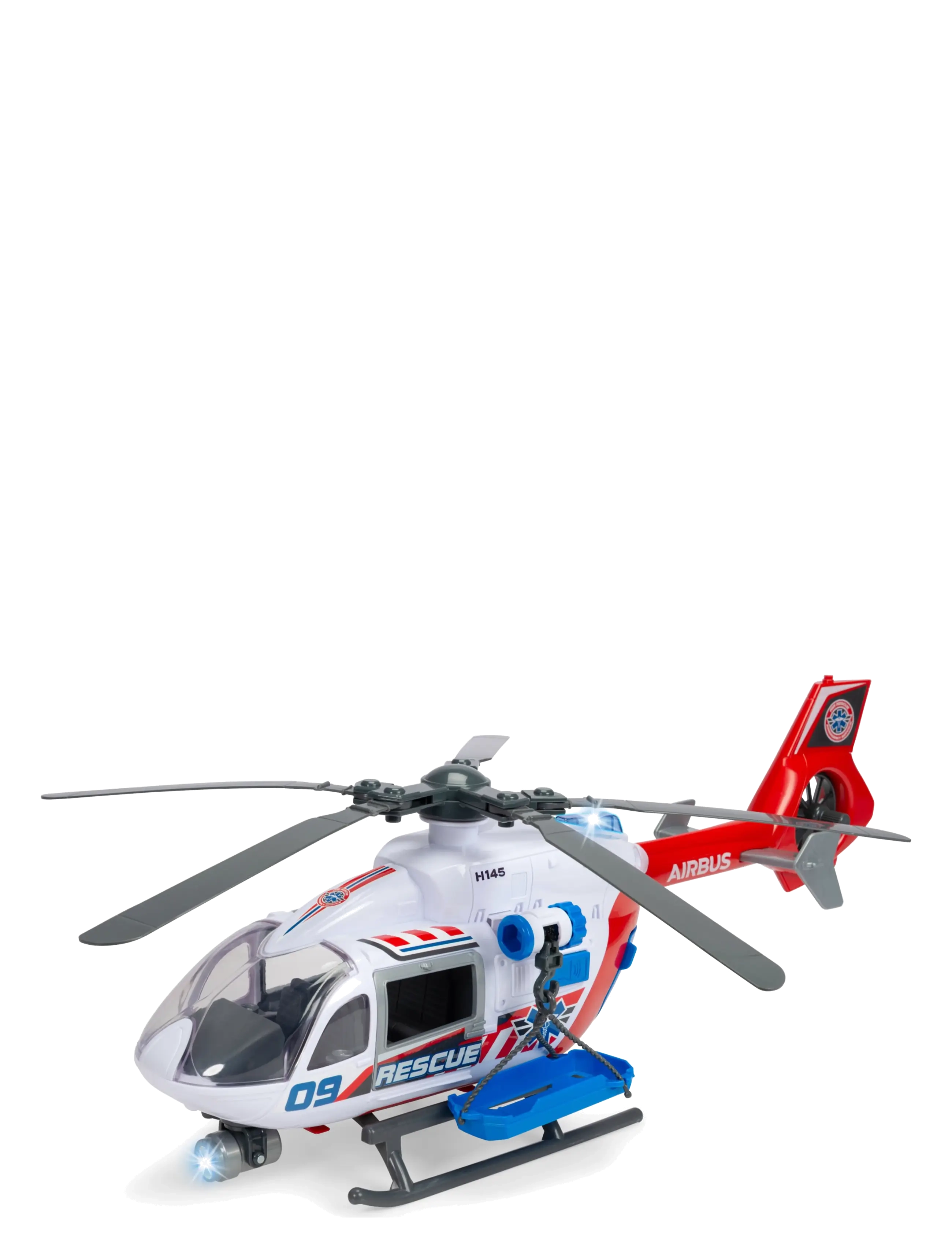 Dickie Toys - Dickie Toys Giant Helicopter Airbus H145, 54 cm - legekøretøjer - red - 1