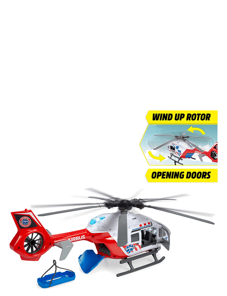 Dickie Toys - Dickie Toys Giant Helicopter Airbus H145, 54 cm - toy vehicles - red - 2
