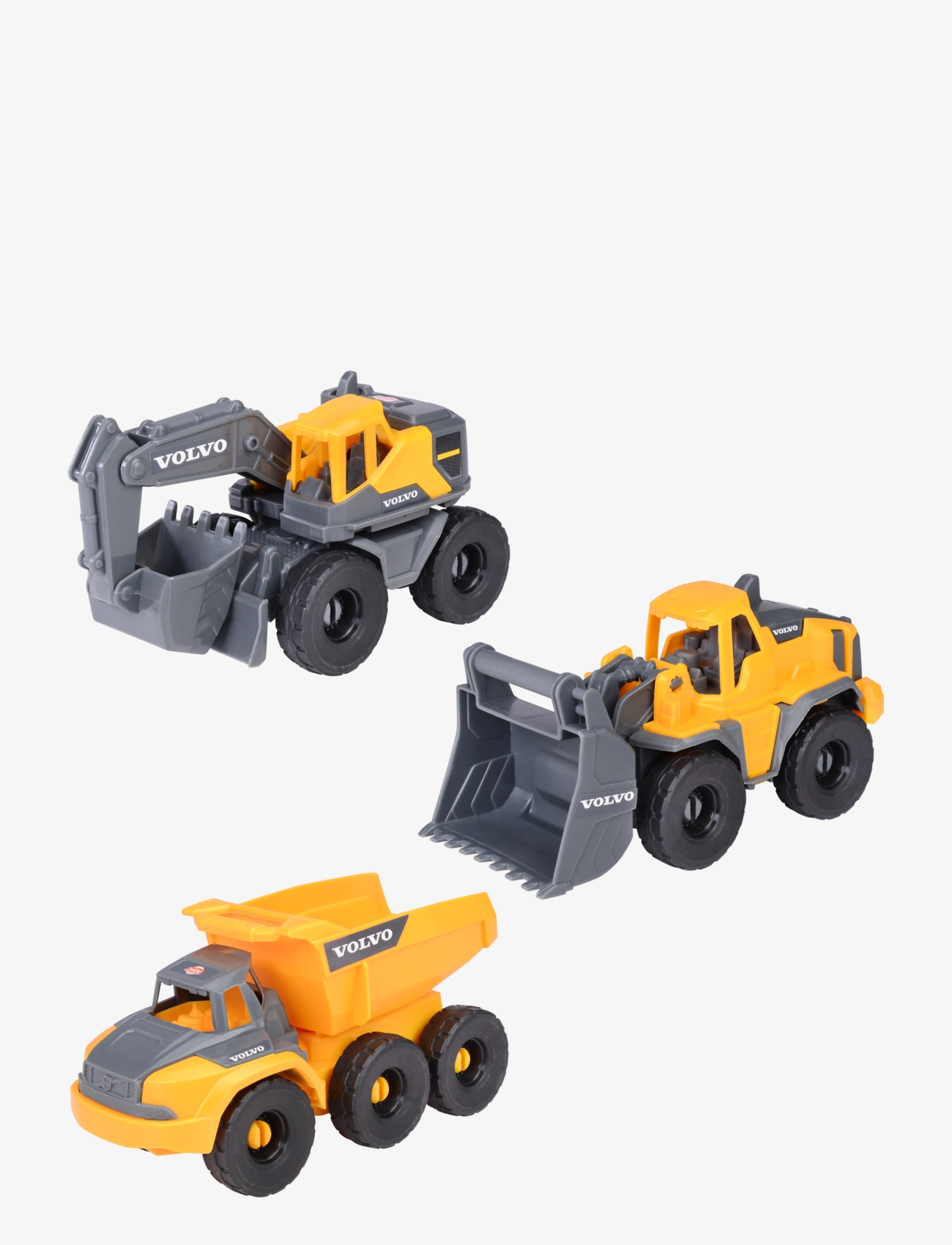 Dickie Toys - Dickie Toys Volvo Construction Set - byggekøretøjer - yellow - 2