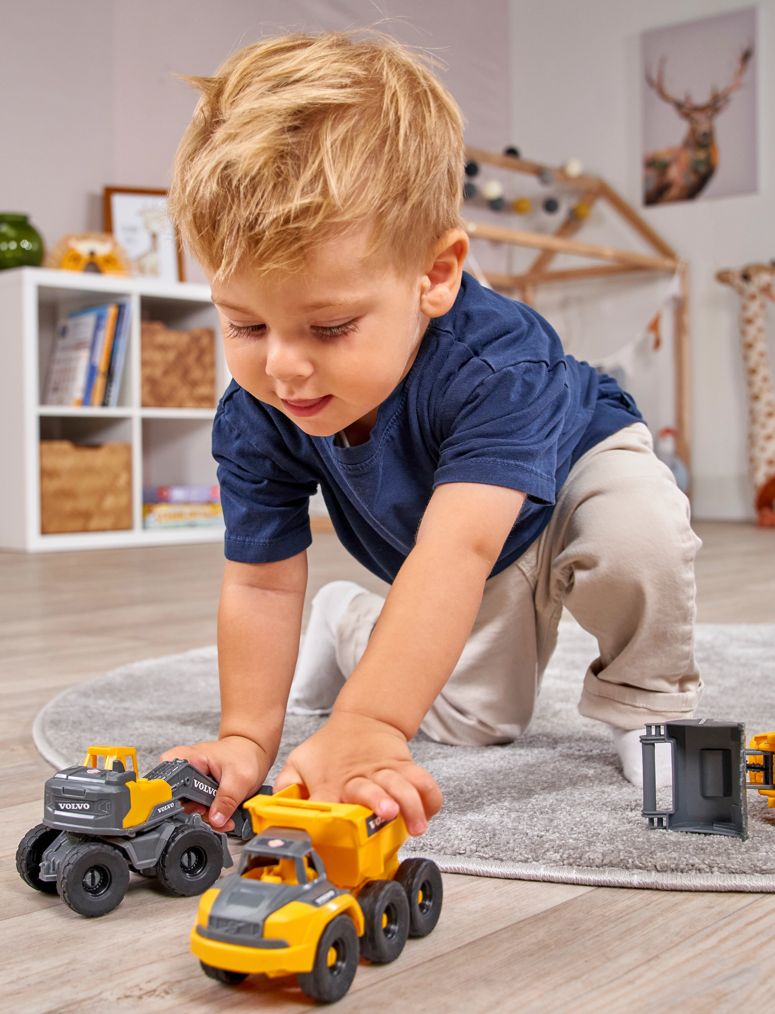 Dickie Toys Volvo Construction Set, Børn, Construction Cars, Multi/mønstret, Str: ONE SIZE