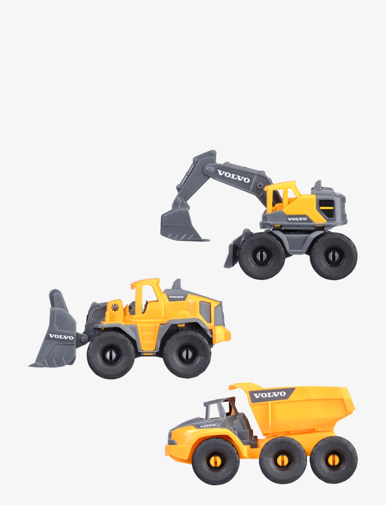Dickie Toys - Dickie Toys Volvo Construction Set - byggekøretøjer - yellow - 4