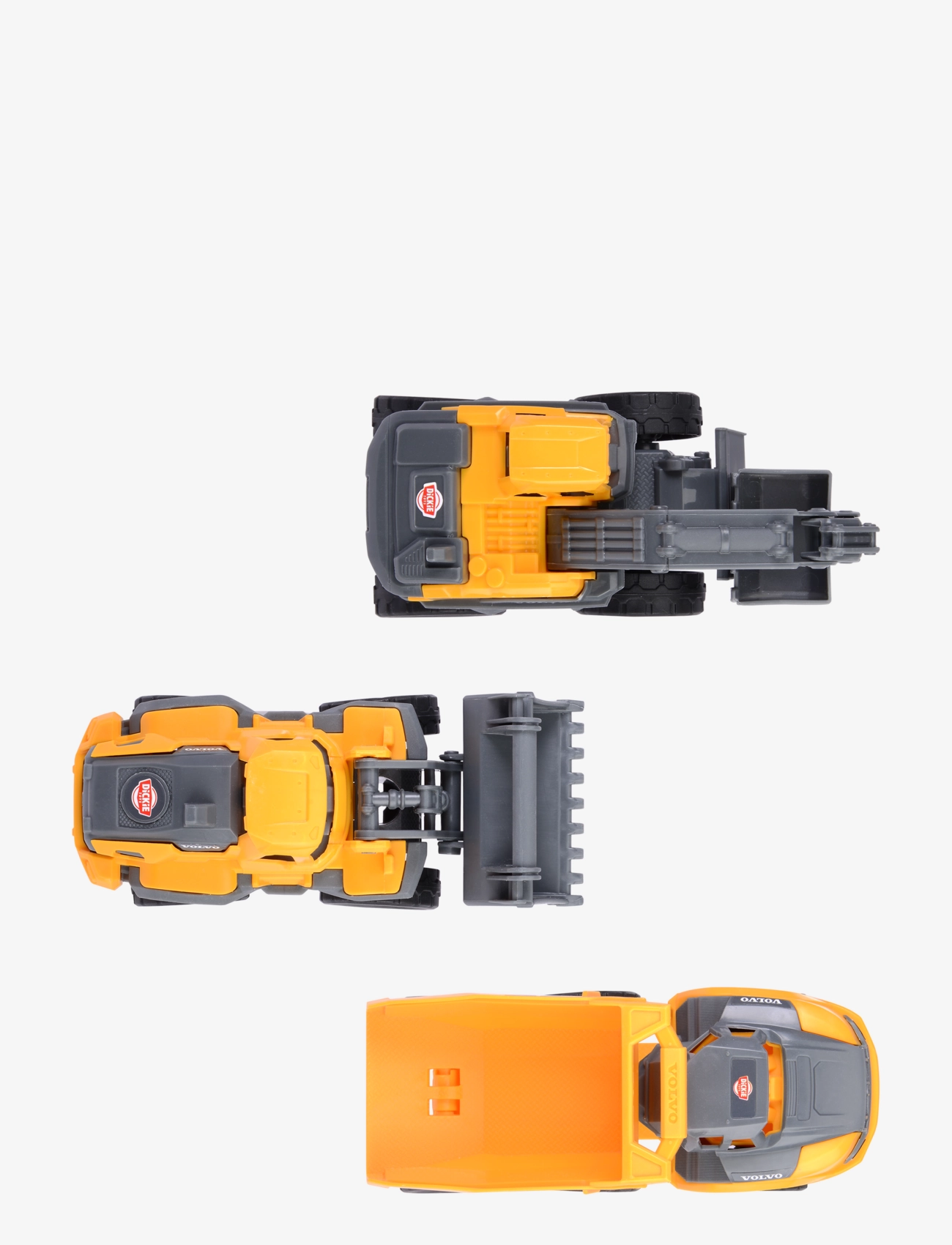 Dickie Toys - Dickie Toys Volvo Construction Set - byggekøretøjer - yellow - 5