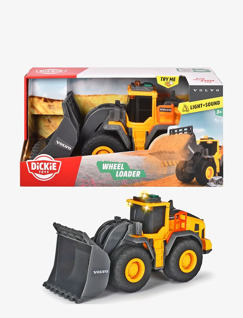 Dickie Toys - Dickie Toys Volvo Wheel Loader - tuletõrjeautod - orange - 2