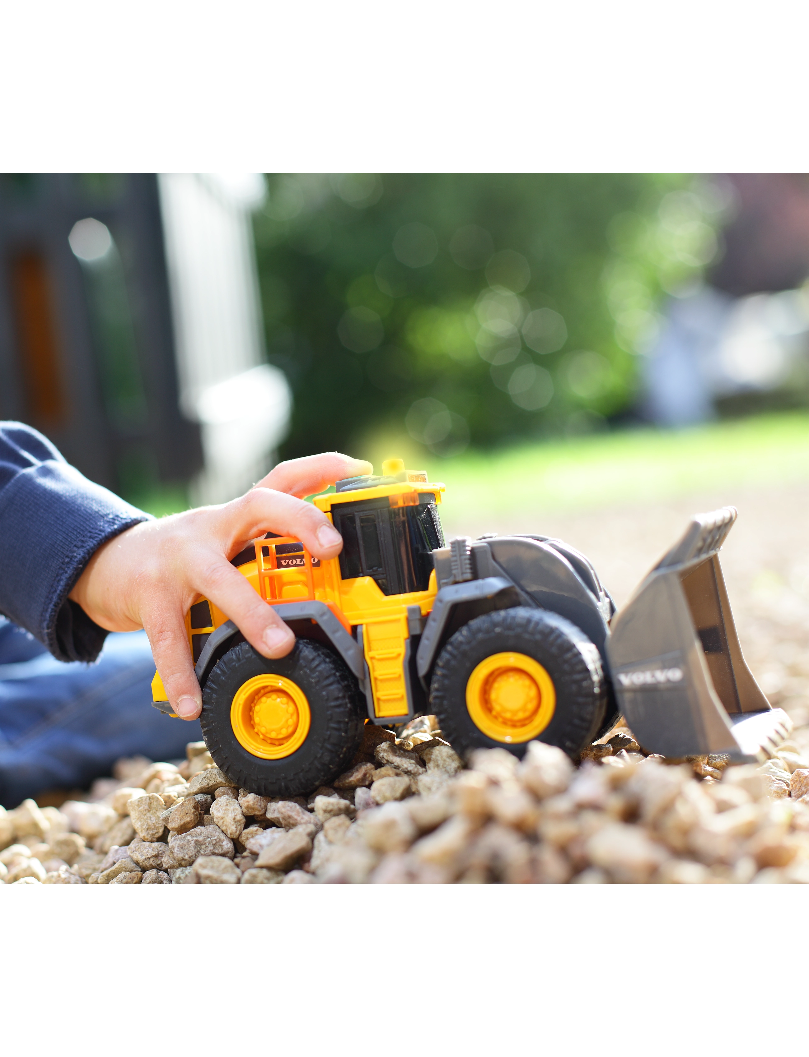 Dickie Spielzeug Volvo Wheel Loader, One Size, Toy Cars, Orange - Fire Trucks, Kinder