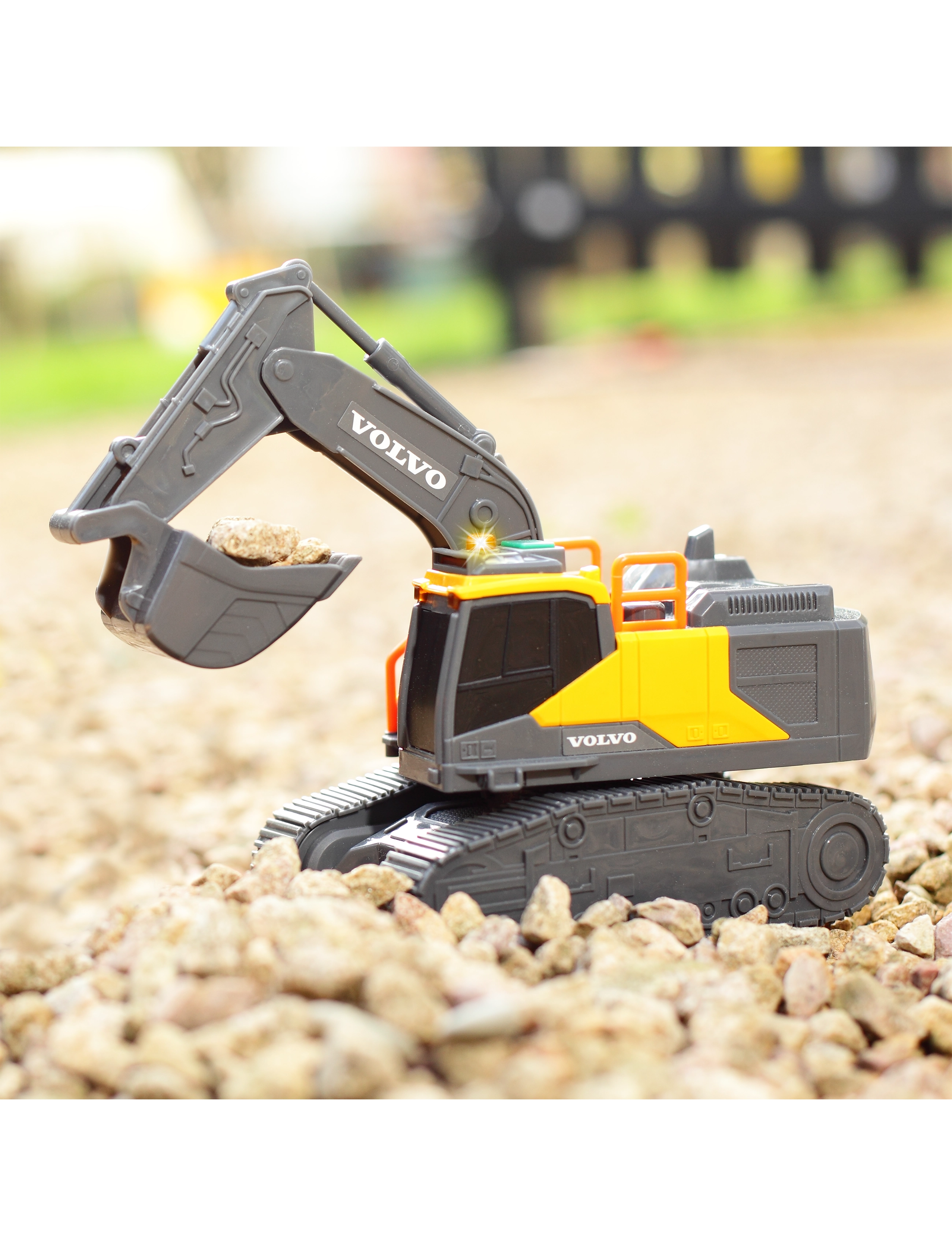 Dickie Spielzeug Volvo Tracked Excavator, One Size, Toy Vehicles, Mehrfarbig/gemustert - Construction Cars, Kinder