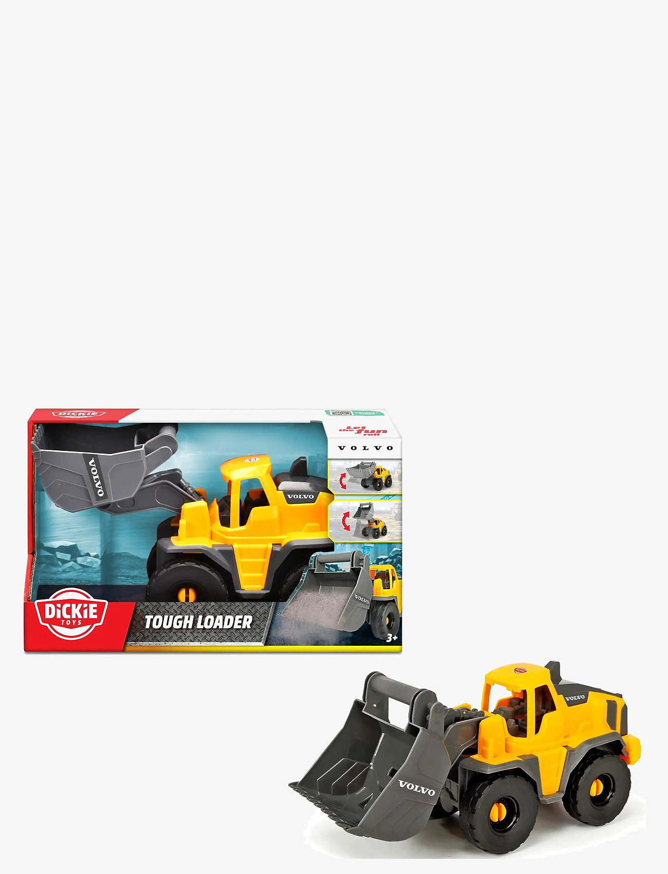 Dickie Toys - Volvo Tough Loader - baufahrzeuge - multi coloured - 0