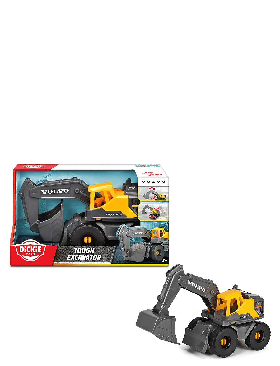 Dickie Toys - Volvo Tough Excavator - ehitusautod - multi coloured - 0
