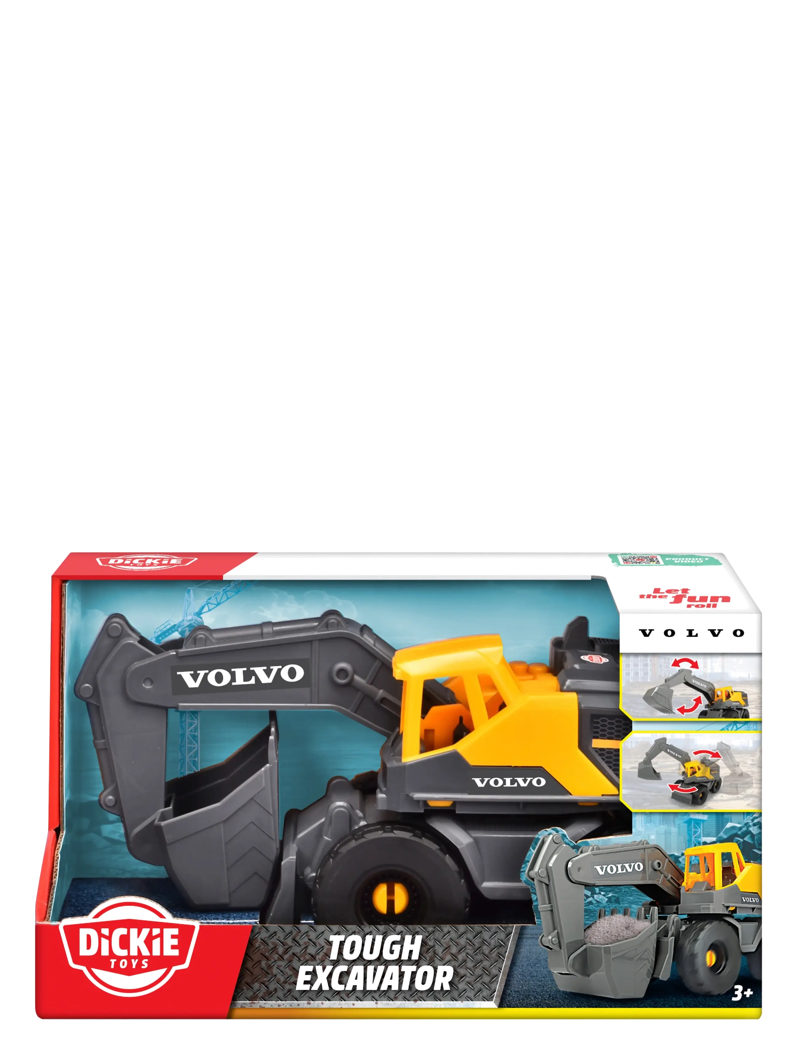 Dickie Toys - Volvo Tough Excavator - baufahrzeuge - multi coloured - 1