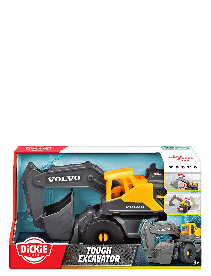 Dickie Toys - Volvo Tough Excavator - baufahrzeuge - multi coloured - 1