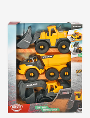 Dickie Toys - Volvo Construction3-pack - rakennusautot - yellow - 5