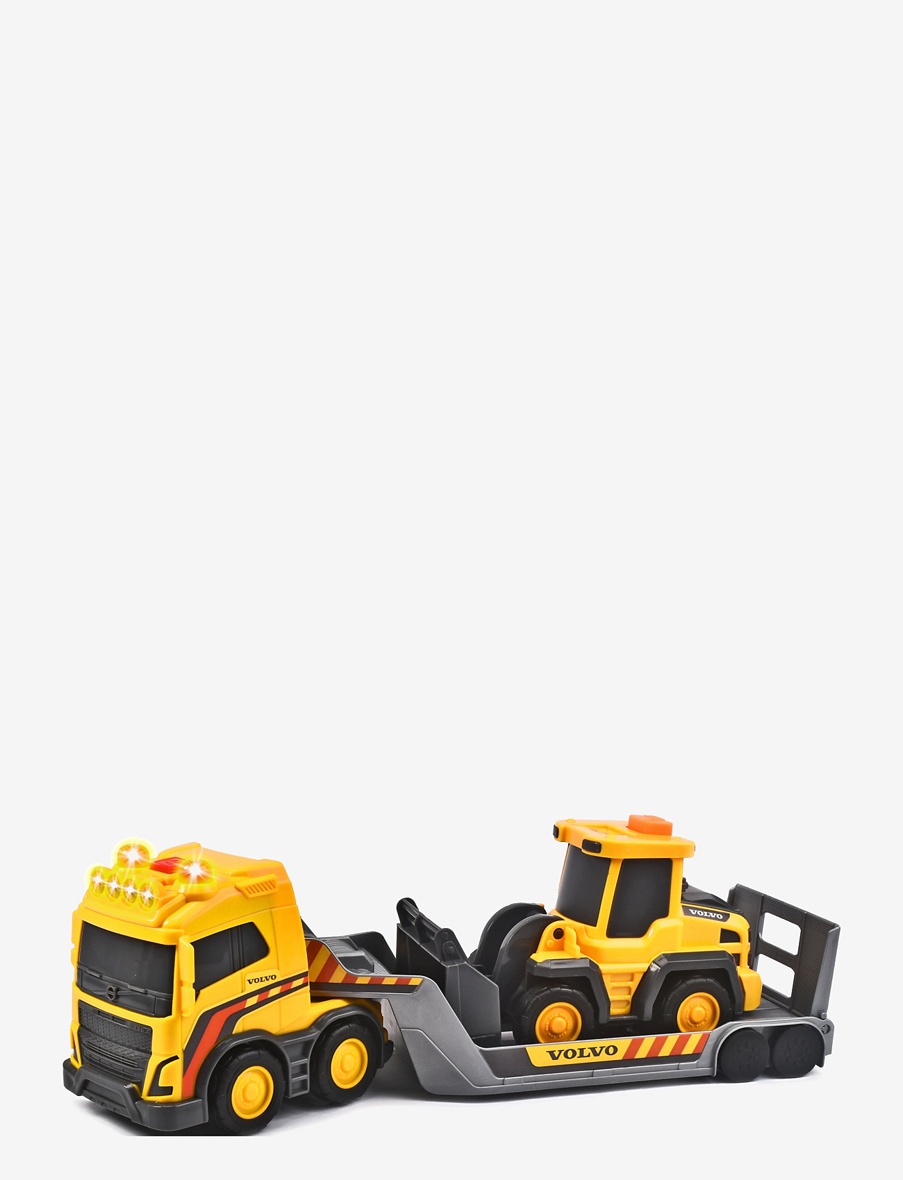 Dickie Toys - Dickie Toys Volvo Truck Team - byggekøretøjer - yellow - 1