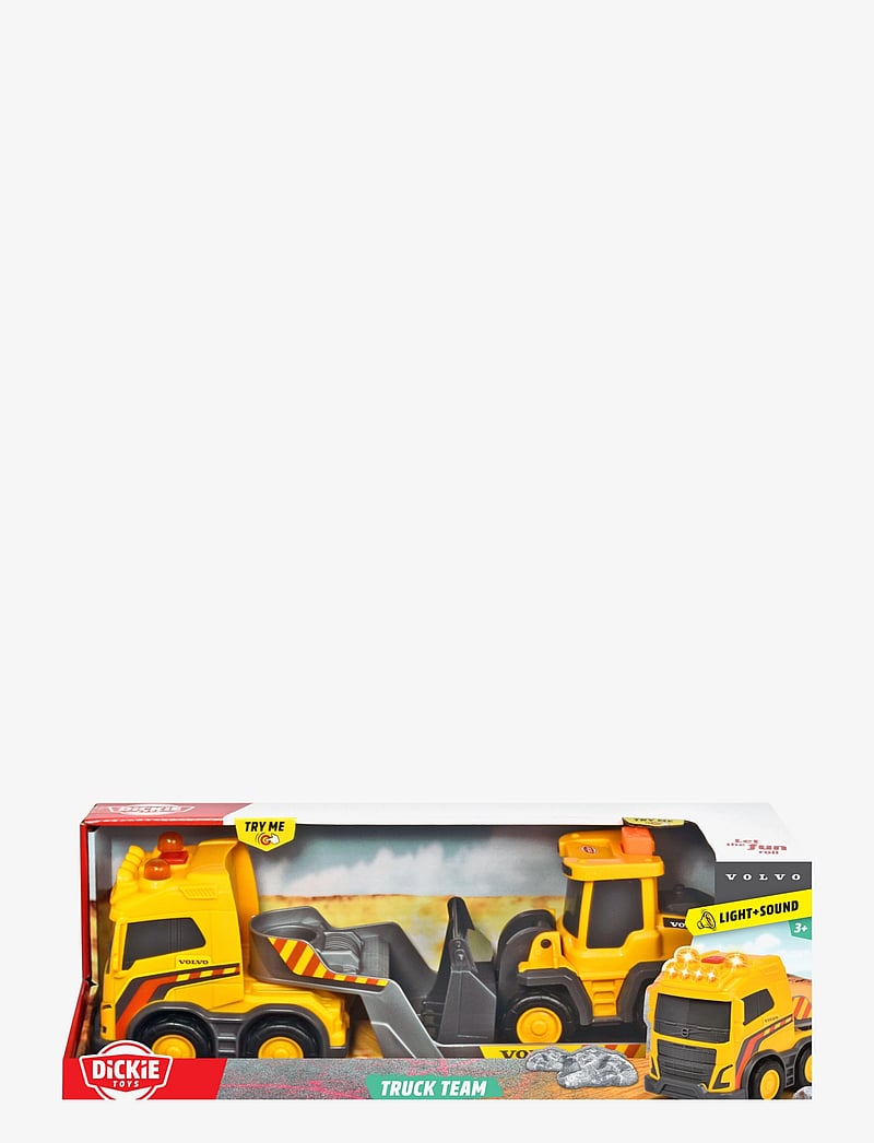Dickie Toys - Dickie Toys Volvo Truck Team - ehitusautod - yellow - 2