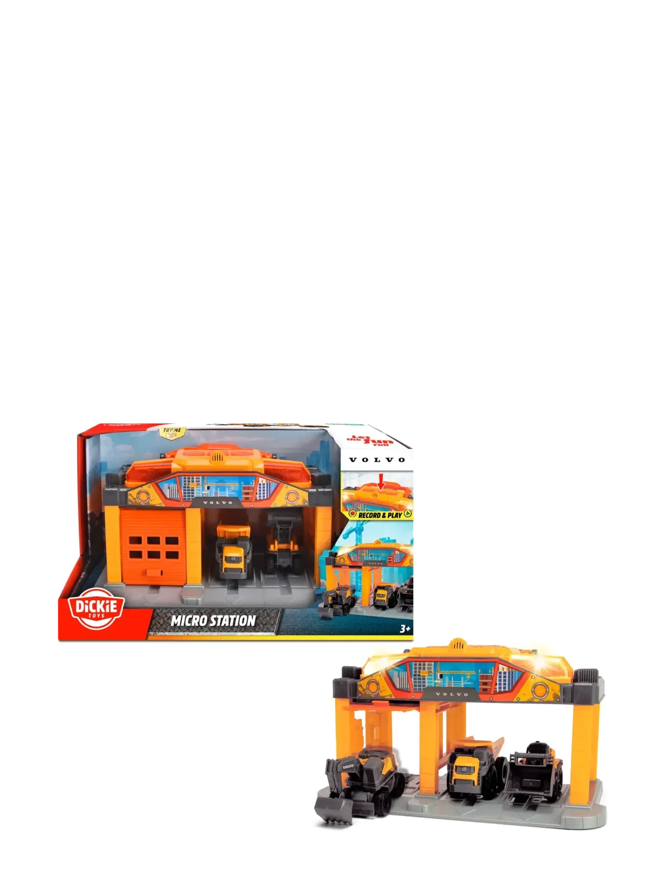 DICKIE Spielzeug Micro Construction Station Patterned - One Size - Kinder