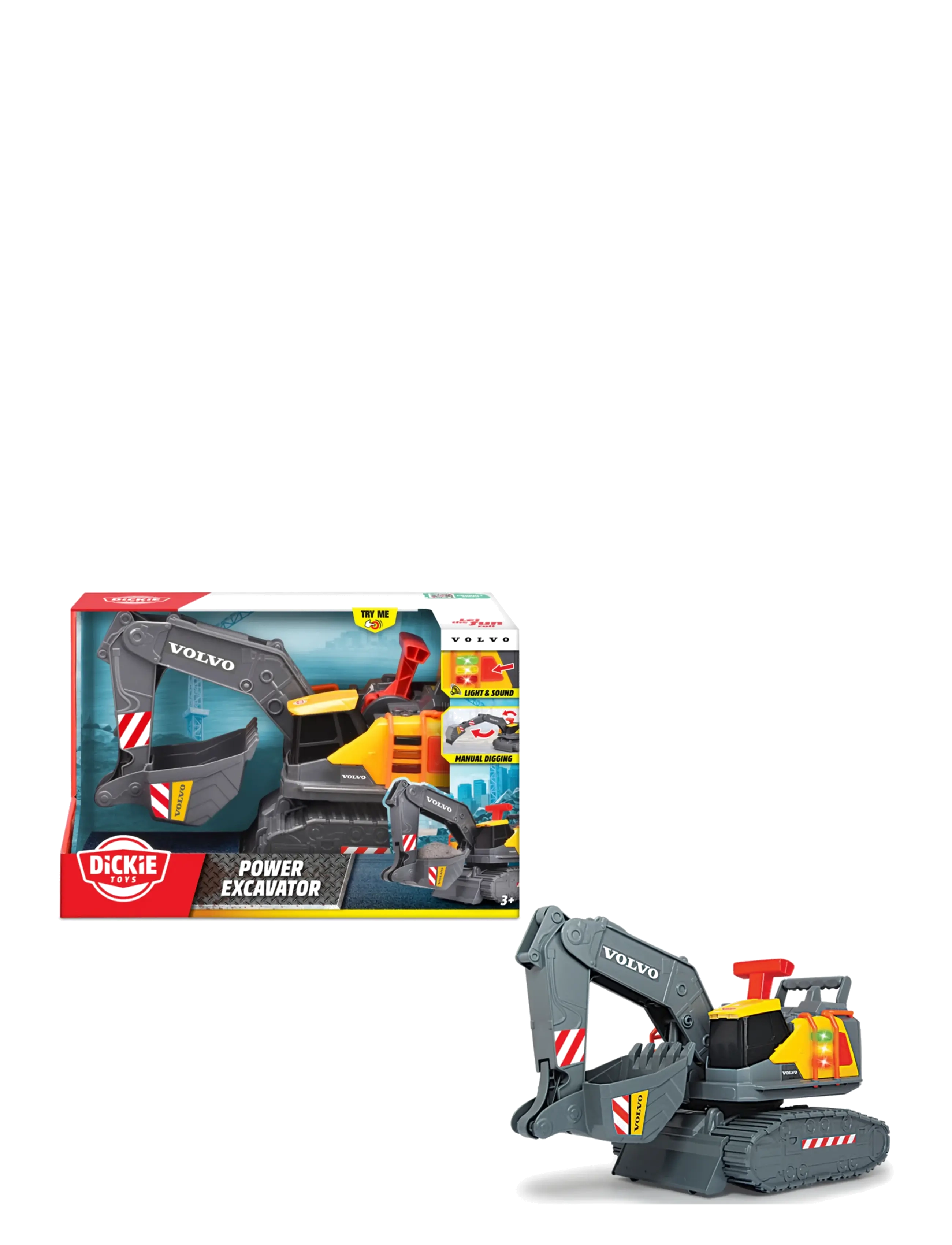 Dickie Toys Volvo Power Excavator - Baufahrzeuge - MULTI COLOURED / multi