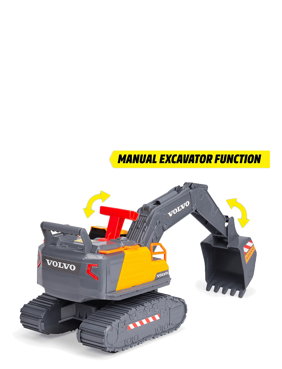 Dickie Toys - Volvo Power Excavator - baufahrzeuge - multi coloured - 2