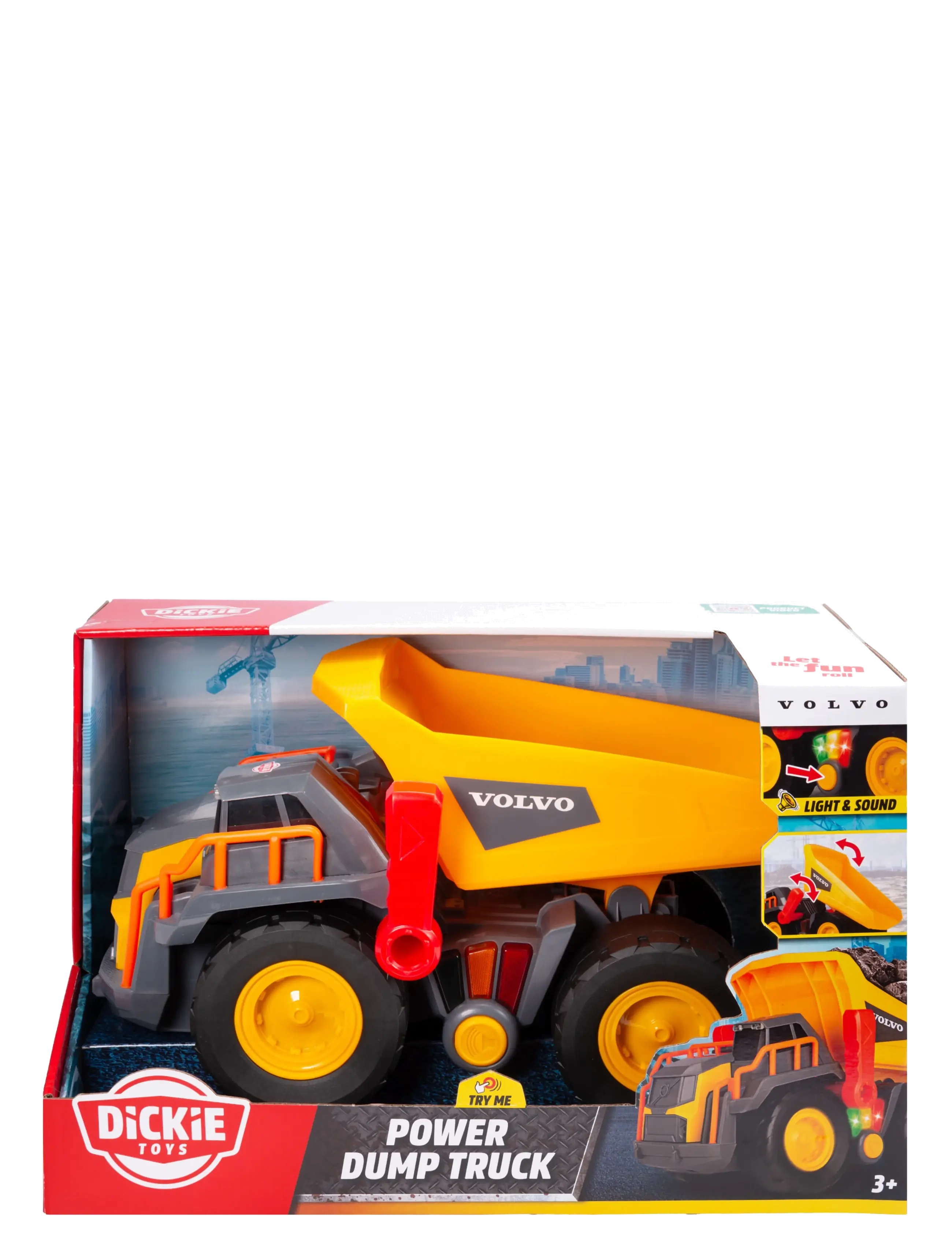 Dickie Toys - Volvo Power Dump Truck - baufahrzeuge - multi coloured - 2