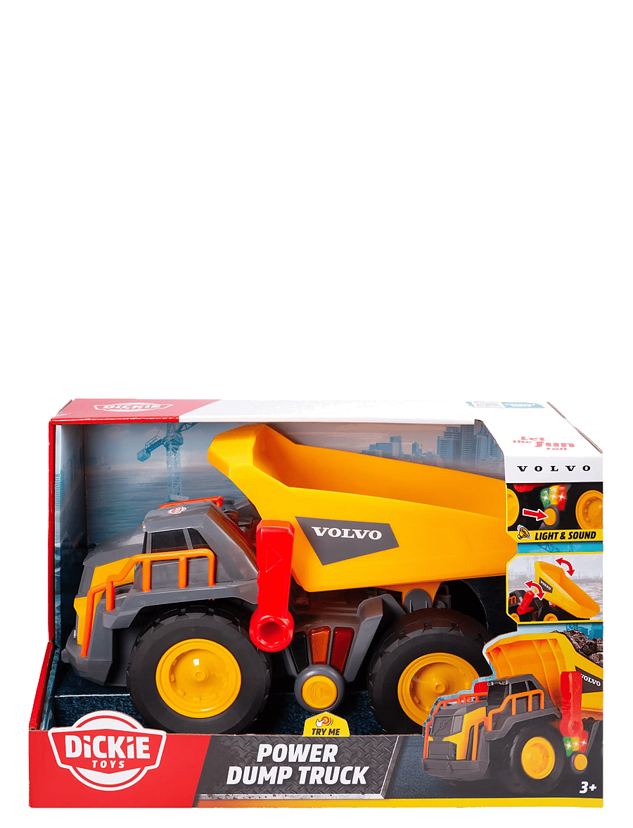 Dickie Toys - Volvo Power Dump Truck - baufahrzeuge - multi coloured - 2